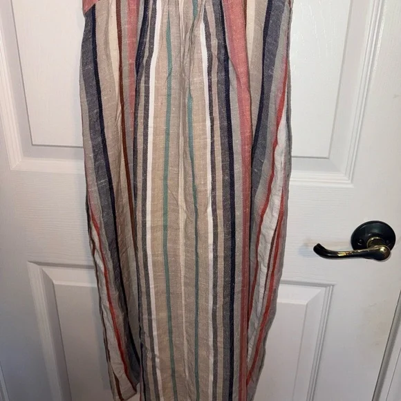 Express Multi Color Striped Midi Dress - Picture 6 of 7